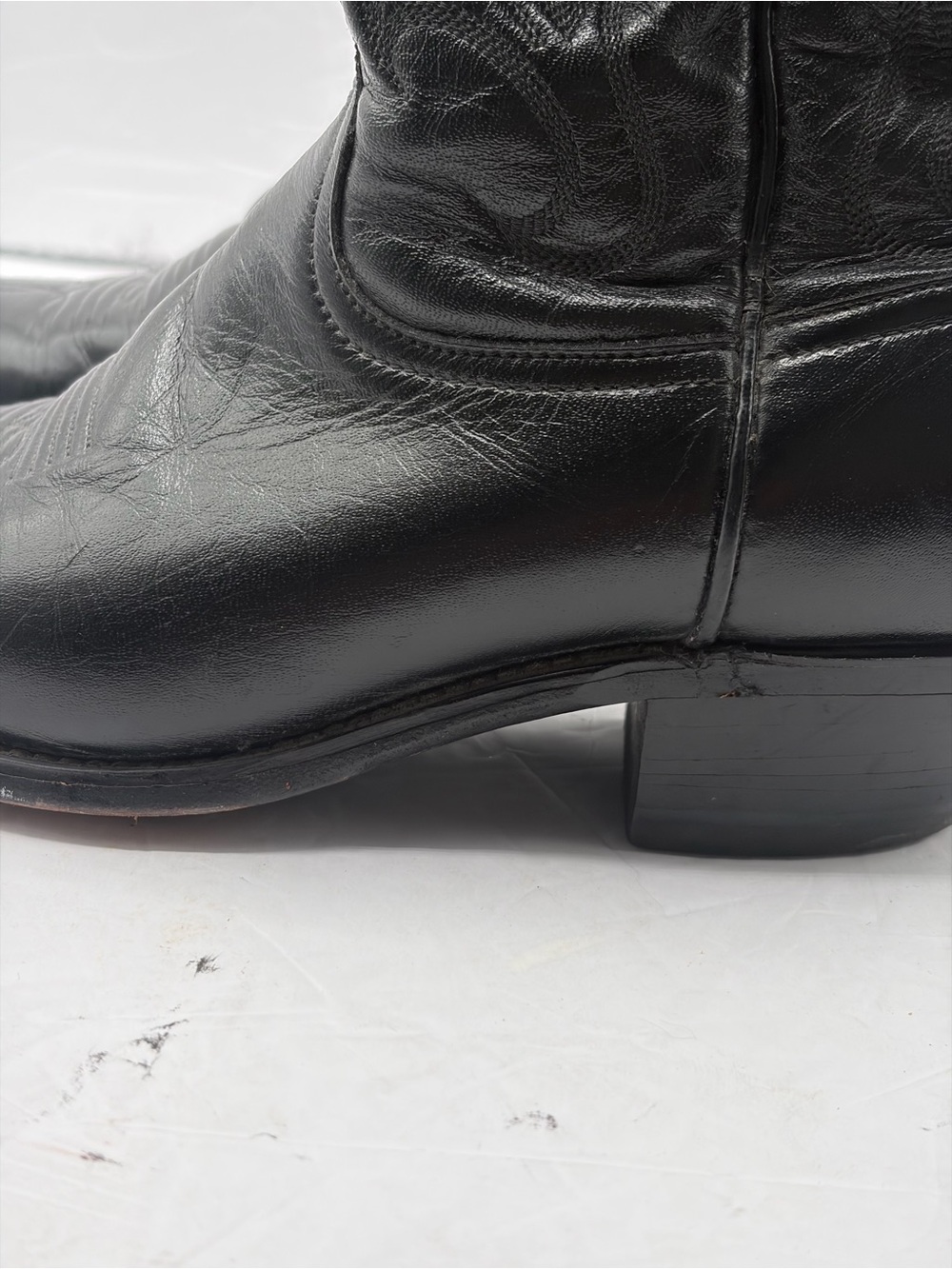 Vintage Tony Lama Boots Cowboy Western Size 7 M women's style 1972 - Picture 12 of 16